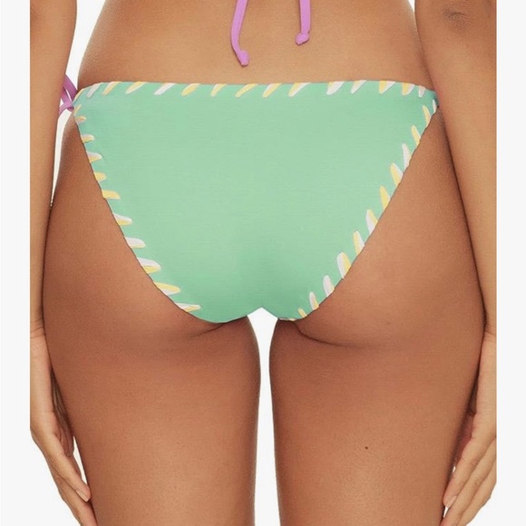 BECCA Camille side tie reversible bikini set size xs - Picture 4 of 10